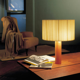 Santa Cole Tischlampe | Moragas - Tischlampe - Santa Cole - Sapeli Holz (Mahagoni) -