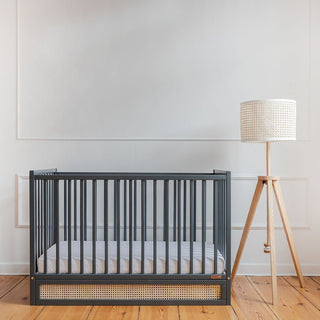 Boho Cot Gitterbett - Gitterbett - Woodies - Anthrazit - ohne Matratze