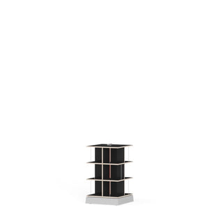 Musikstapler Buchregal - Regal - Nils Holger Moormann - 3 Fächer - h:55.9 cm - Schwarz