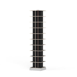 Musikstapler Buchregal - Regal - Nils Holger Moormann - 10 Fächer - h:163.7 cm - Schwarz