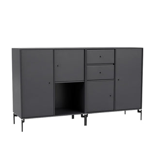 Couple Sideboard Selection - Sideboard - Montana Furniture - Anthracite - Gestell Schwarz