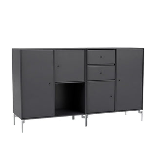 Couple Sideboard Selection - Sideboard - Montana Furniture - Anthracite - Gestell Chrom