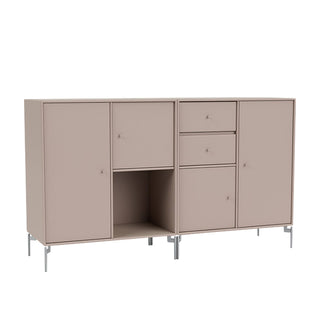 Couple Sideboard Selection - Sideboard - Montana Furniture - Mushroom - Gestell Chrom