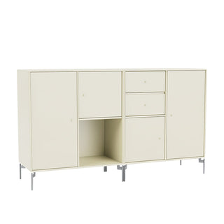 Couple Sideboard Selection - Sideboard - Montana Furniture - Vanilla - Gestell Chrom