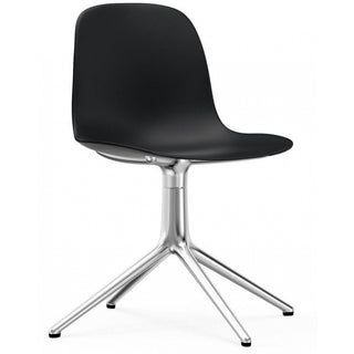 Normann Copenhagen Drehstuhl | Form Drehstuhl 4L - Stuhl - Normann Copenhagen - Schwarz - Alu