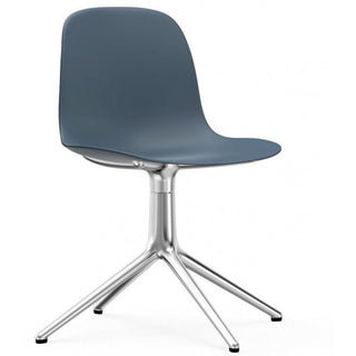 Normann Copenhagen Drehstuhl | Form Drehstuhl 4L - Stuhl - Normann Copenhagen - Blau - Alu