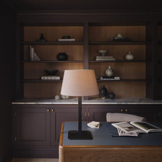 Beaumont Tischlampe - Tischlampe - Astro - Schwarz / Beige -