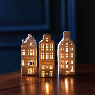 Kanal-Haus Teelicht - Teelicht - &K - 3er Set -