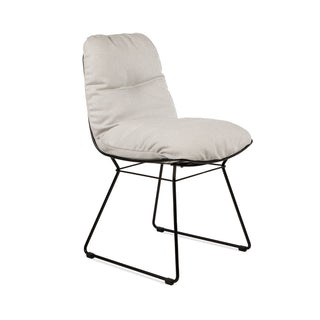 Leyasol Outdoor Stuhl - Outdoor Stuhl - FreiFrau - Lopi "Shadow" / Metall schwarz -