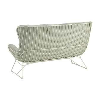 Leyasol Wingback Outdoor Sofa - Outdoor Sofa - FreiFrau - Gestell: weiß | Bezug: Ash (Lopi) -