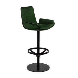 Amelie low Barhocker - Barhocker - FreiFrau - Leder Opium | Tellerfuß -