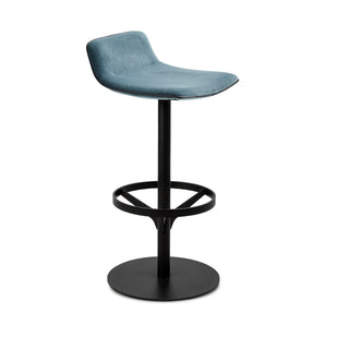 Amelie Barhocker Low - Barhocker - FreiFrau - Stoff Samt | Tellerfuß -