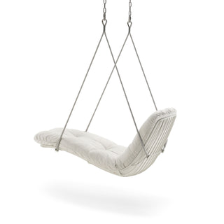 Leyasol Liege Schaukel - Outdoor Schaukel - FreiFrau - Maple (Lopi) | Gestell: Weiß -