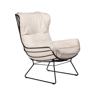 Leyasol Wingback Outdoorsessel - Loungesessel - FreiFrau - Schwarz - Ohne