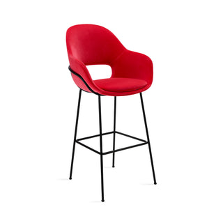 Theia High Barhocker - Barhocker - FreiFrau - Stoff Samt Adamo -