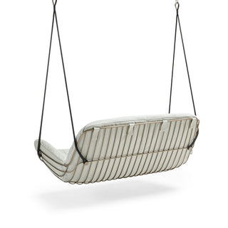 Leyasol Couch Schaukel - Outdoor Schaukel - FreiFrau - Bud (Lopi) | Gestell: Weiß -