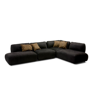 Mia Sofa - Sofa - FreiFrau - Konfiguration 4 - Leder: Cayenne Ebony -