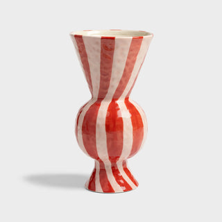 Rombic Rot Vase - Vase - &K - Rot -