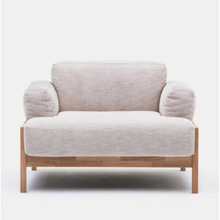 A-S01 Loungesessel - Loungesessel - Karimoku Case - Eiche natur / Stoff Maple -
