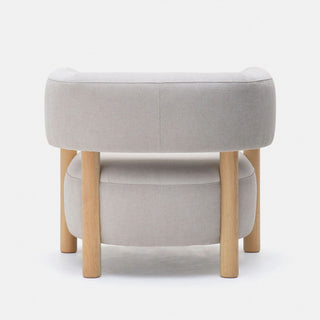 N-S03 Loungesessel - Loungesessel - Karimoku Case - Eiche natur | Moss 961 Stoff -