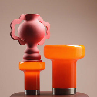 Bonbon Tischlampe - Tischlampe - ALD - Orange - M (Ø25 x H30cm)