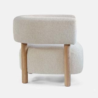 N-S03 Loungesessel - Loungesessel - Karimoku Case - Eiche natur | Maple Stoff -