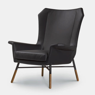Giulietta Loungesessel - Loungesessel - Arflex - Leder Black -
