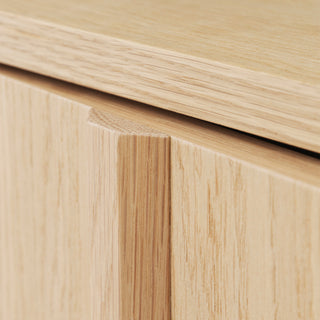 Normann Copenhagen Sideboard | Rib Low - Sideboard - Normann Copenhagen - Eiche schwarz -