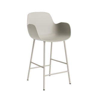 Normann Copenhagen Barhocker | Form Armchair - Barhocker - Normann Copenhagen - ohne Polsterung - Light Grey