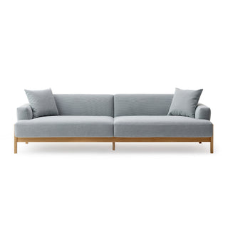 A-S01 Sofa - sofa - Karimoku Case - Eiche natur / Stoff Steel Cut Trio - 2.5 Sitzer (L210cm)