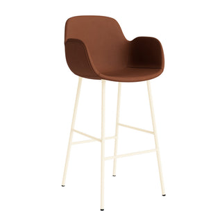 Normann Copenhagen Barhocker | Form Armchair - Barhocker - Normann Copenhagen - Polsterung - Leder Ultra_41574 - Cream