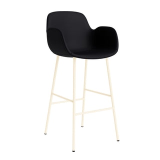 Normann Copenhagen Barhocker | Form Armchair - Barhocker - Normann Copenhagen - Polsterung - Leder Ultra_41599 - Cream