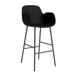 Normann Copenhagen Barhocker | Form Armchair - Barhocker - Normann Copenhagen - Polsterung - Leder Ultra_41599 - Brown