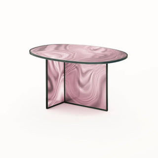 Glas Italia Couchtisch | Liquefy - Couchtisch - Glas Italia - Medium - Rosa-Beige