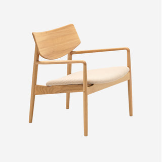 A-LC01 Loungesessel - Loungesessel - Karimoku Case - Geräucherte Eiche | Leder Khaki -