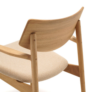 A-LC01 Loungesessel - Loungesessel - Karimoku Case - Geräucherte Eiche | Leder Khaki -