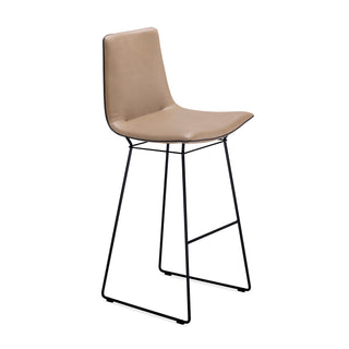 Amelie Barhocker - Barhocker - FreiFrau - Leder Opium | Drahtgestell -