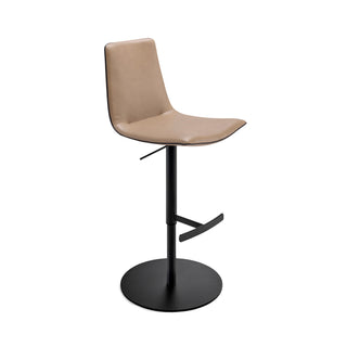 Amelie Barhocker - Barhocker - FreiFrau - Leder Opium caramel | höhenverstellbares Gestell -