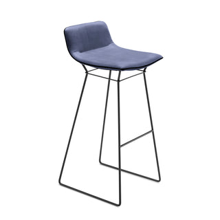 Amelie Barhocker Low - Barhocker - FreiFrau - Leder Muscat | Drahtgestell -