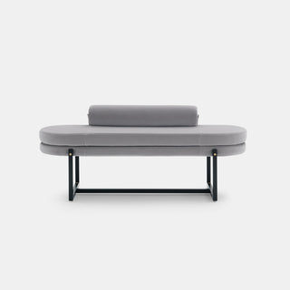 Sigmund Bank - Bank - Arflex - Grey Velvet Mistral 28 - ohne Kissen