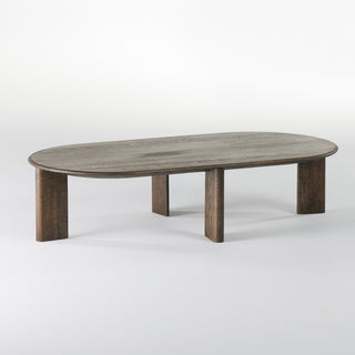 Insan Couchtisch | Pilon - Beistelltisch - Insan - Medium: Ø70 x H40cm - Eiche massiv weiß geölt