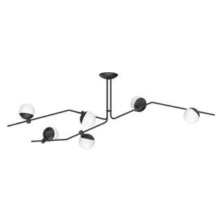 Grupa Deckenlampe | Baluna Chandelier 6 - Deckenlampe - Grupa - Schwarz -
