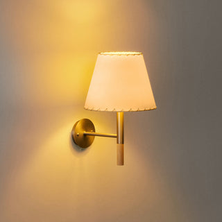 Santa Cole Wandlampe | BC2 - Wandlampe - Santa Cole - Gestepptes beiges Pergament -
