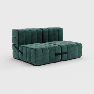 Curt Sofa - Sofa - Ambivalenz - 4er Set - Green (Samt Barcelona)