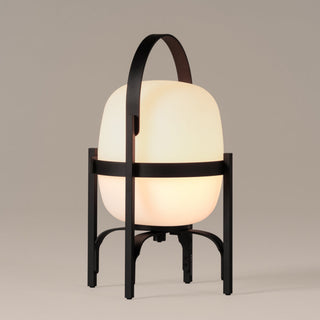 Santa Cole Akkulampe | Cestita Alubat - Outdoor Lampe - Santa Cole - Schwarz -