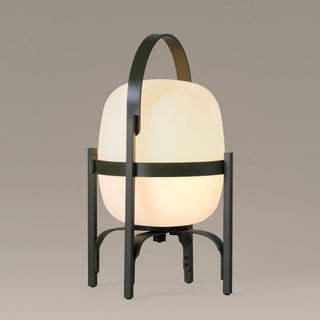 Santa Cole Akkulampe | Cestita Alubat - Outdoor Lampe - Santa Cole - English Green -