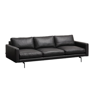 Edge V1 Sofa - Sofa - Wendelbo - 3 Sitzer - Leder Faith Col. Black -