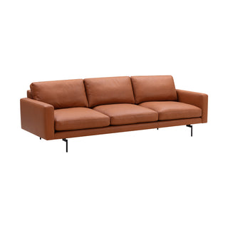 Edge V1 Sofa - Sofa - Wendelbo - 3 Sitzer - Leder Parma Cognac -