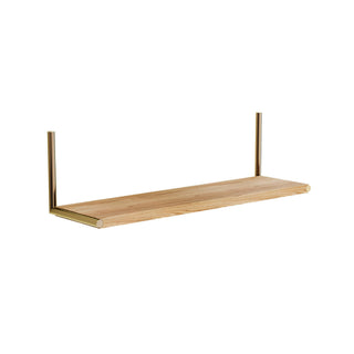 Elle Wandregal - Obstschale - The Form Follows - Eiche / Messing - Standardset