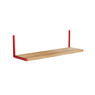 Elle Wandregal - Obstschale - The Form Follows - Eiche / Rot - Standardset